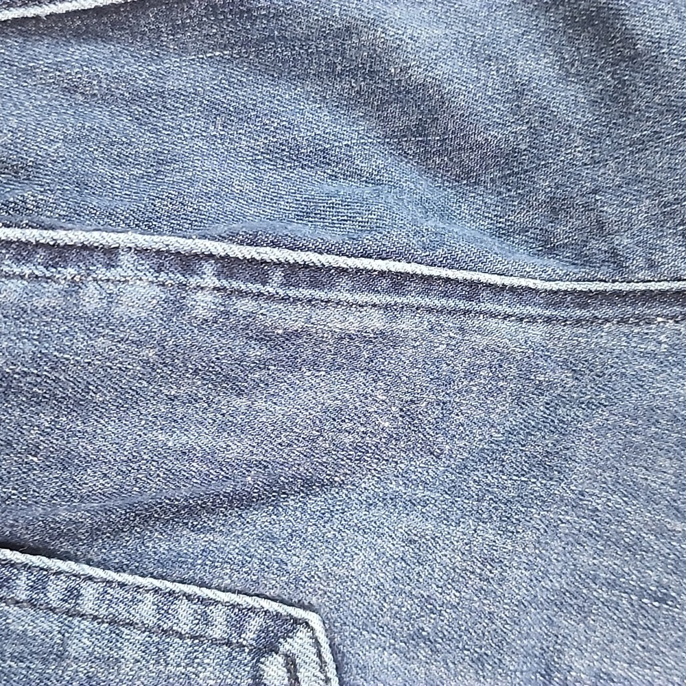 NYDJ Rapture dark wash cuffed crop denim blue jeans Lift Tuck technology Size 12 - Picture 4 of 7